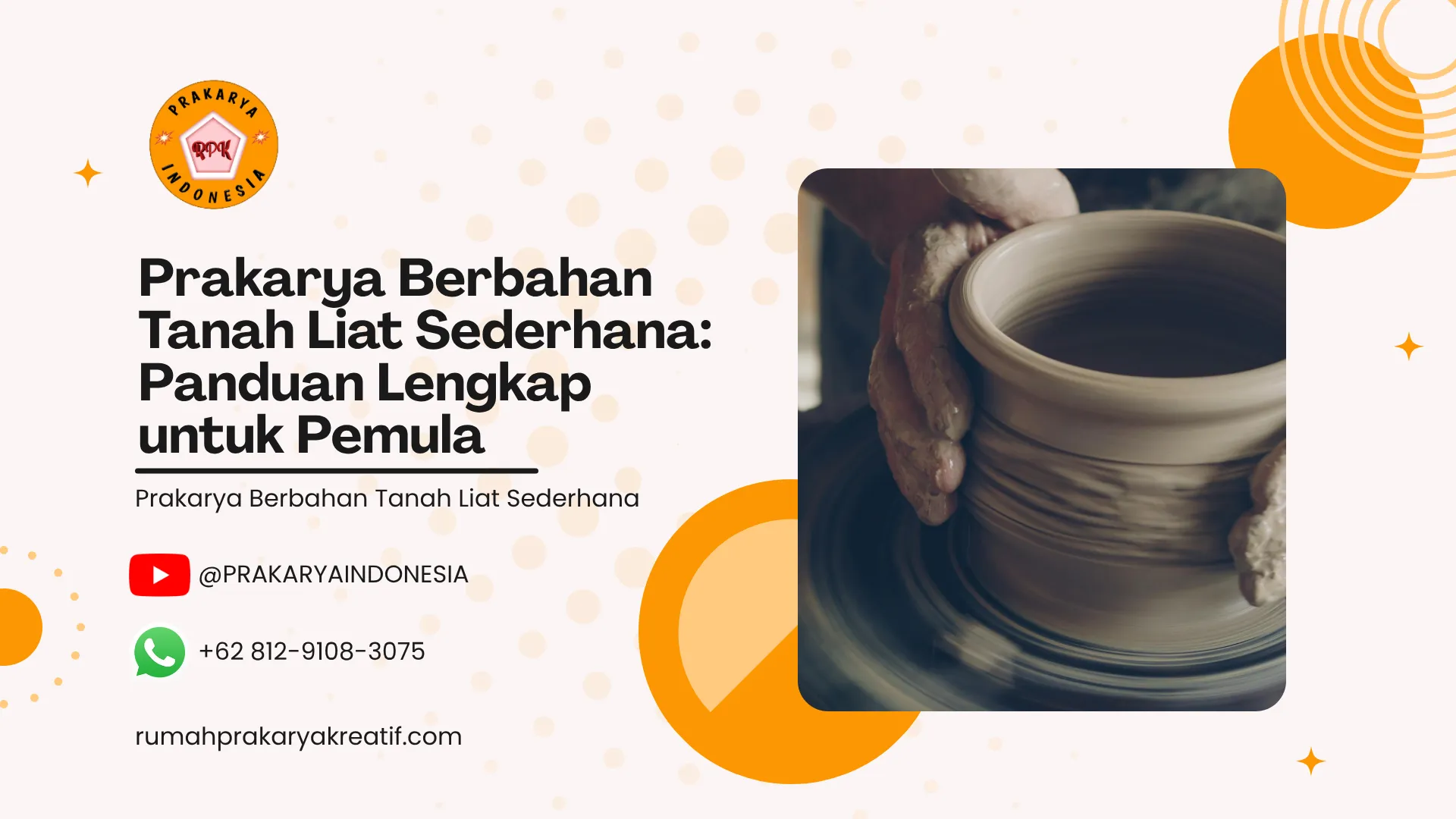 Prakarya Berbahan Tanah Liat Sederhana