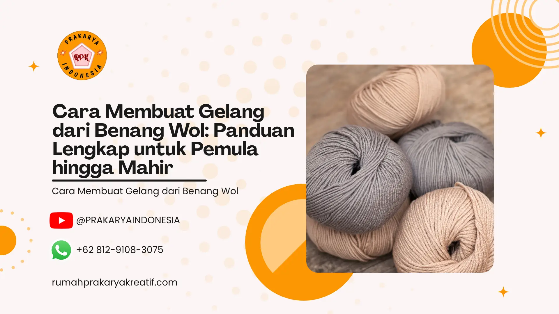 Cara Membuat Gelang dari Benang Wol