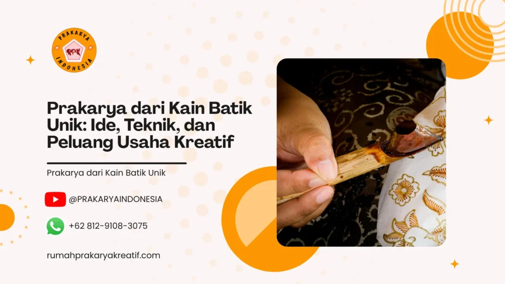 Prakarya dari Kain Batik Unik