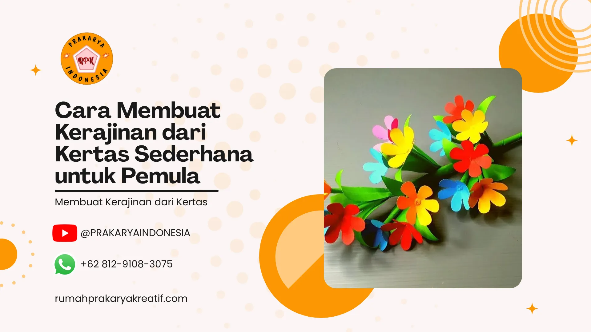 Membuat Kerajinan dari Kertas