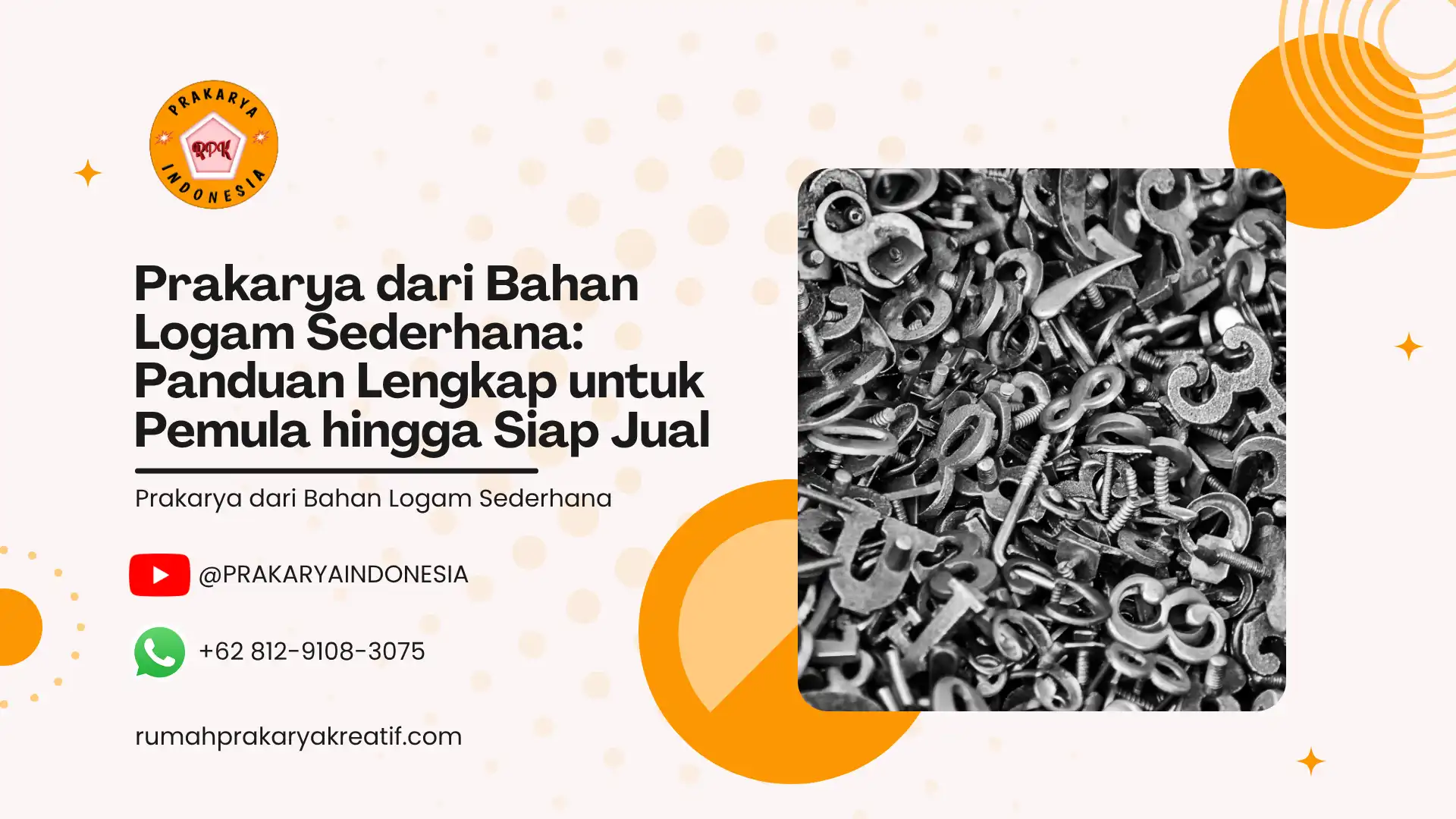 Prakarya dari Bahan Logam Sederhana