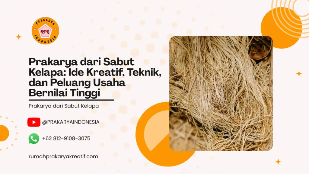 Prakarya dari Sabut Kelapa