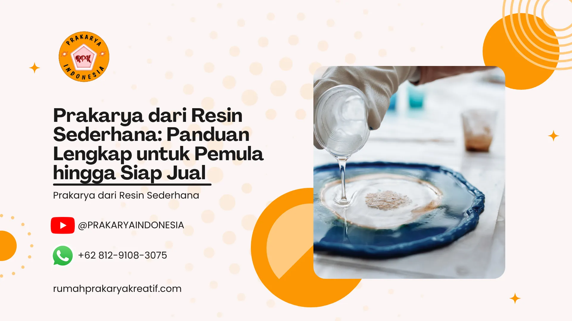 Prakarya dari Resin Sederhana