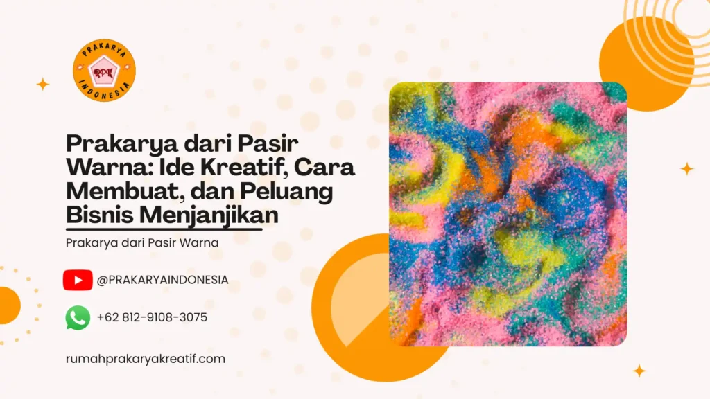Prakarya dari Pasir Warna