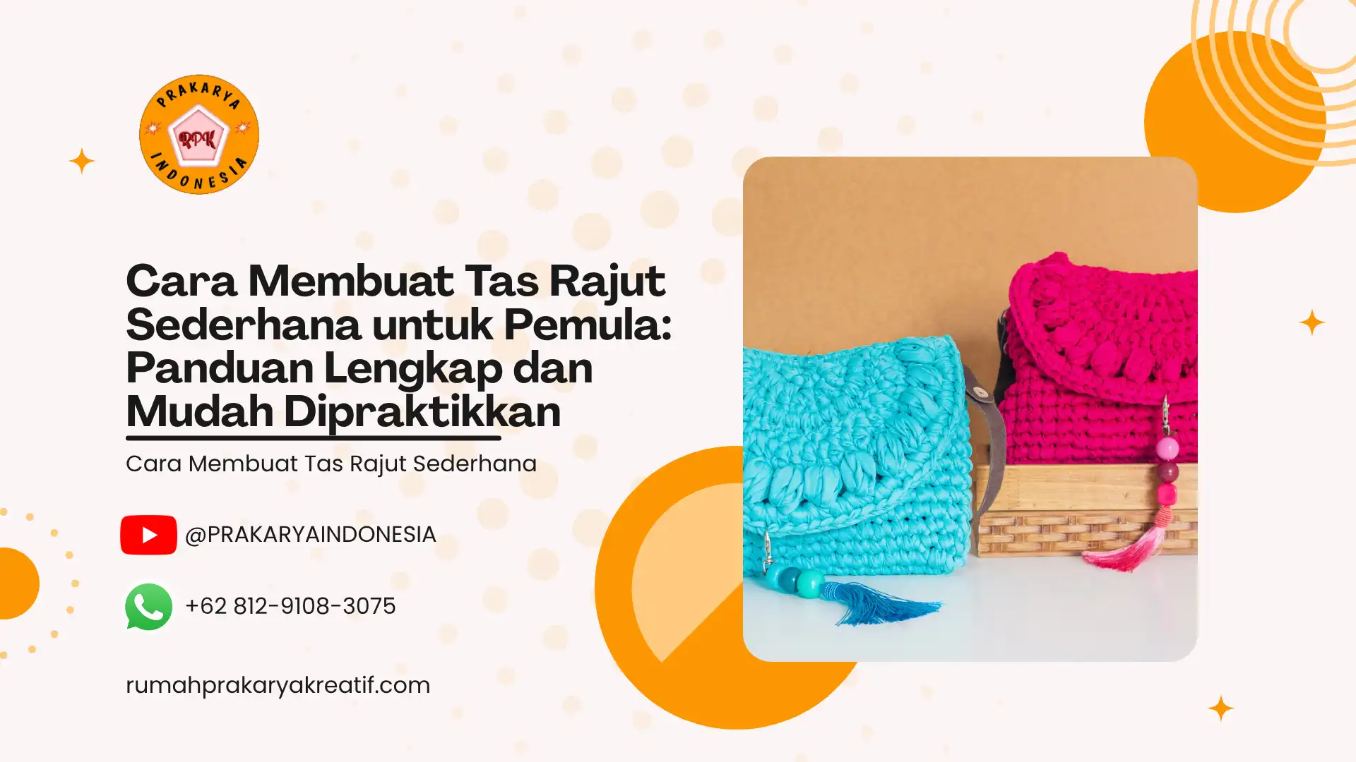 Cara Membuat Tas Rajut Sederhana