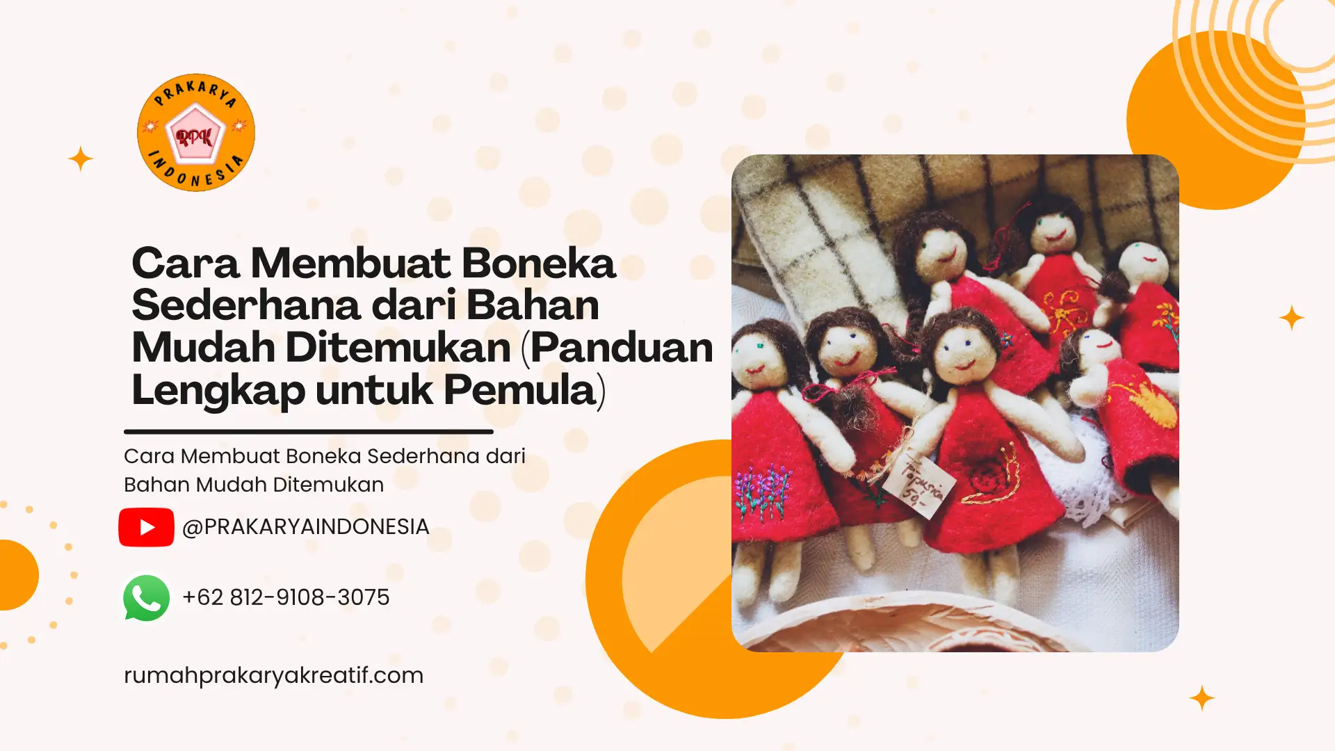 Cara Membuat Boneka Sederhana