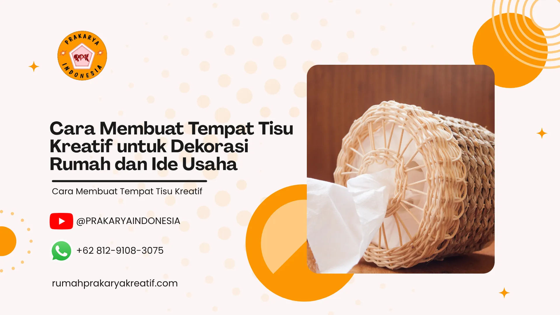 Cara Membuat Tempat Tisu Kreatif
