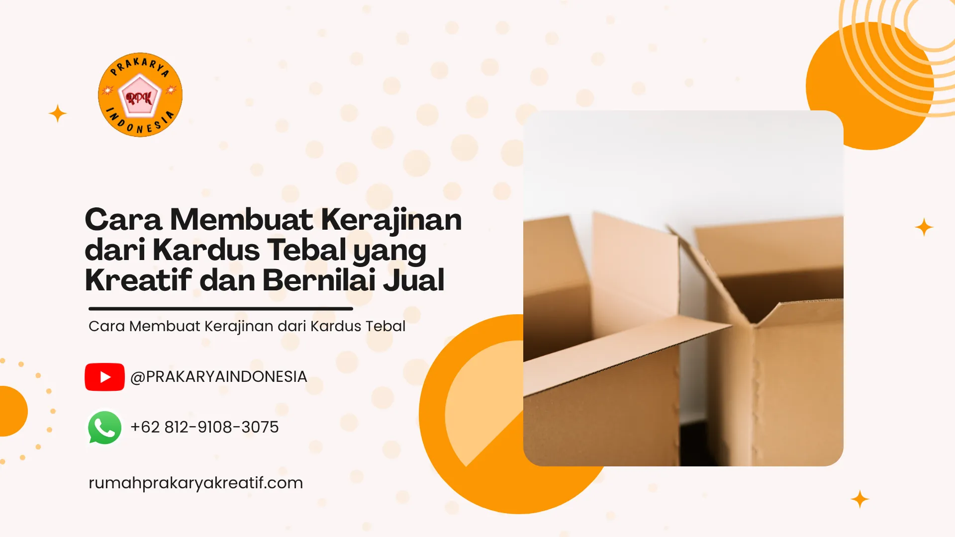 Cara Membuat Kerajinan dari Kardus Tebal