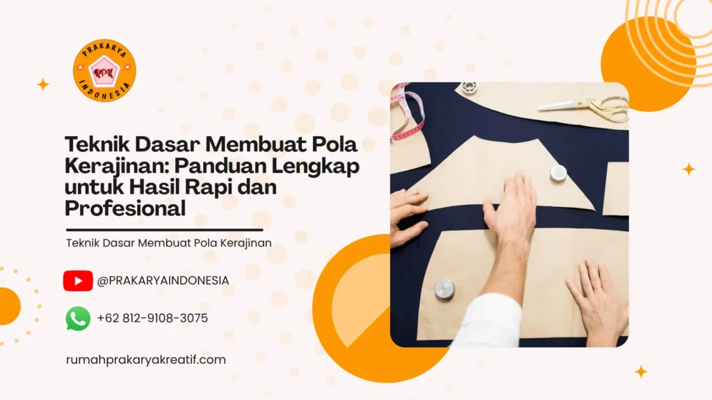 Teknik Dasar Membuat Pola Kerajinan