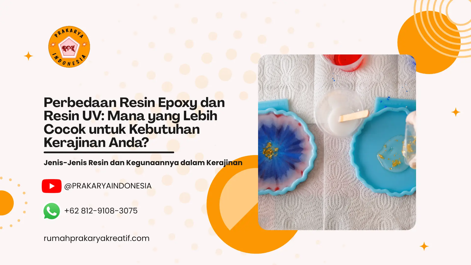 Perbedaan Resin Epoxy dan Resin UV