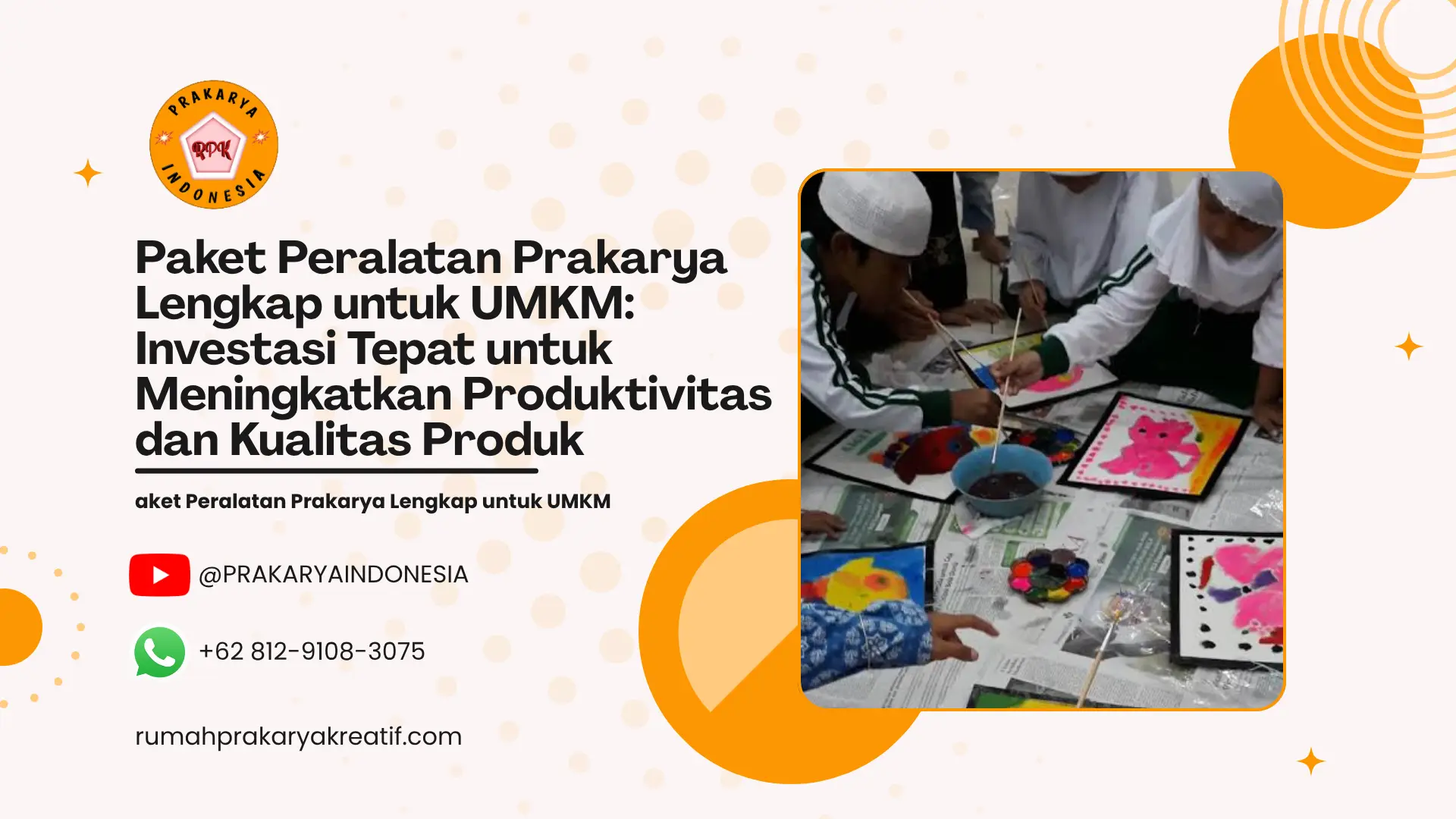 Paket Peralatan Prakarya Lengkap untuk UMKM