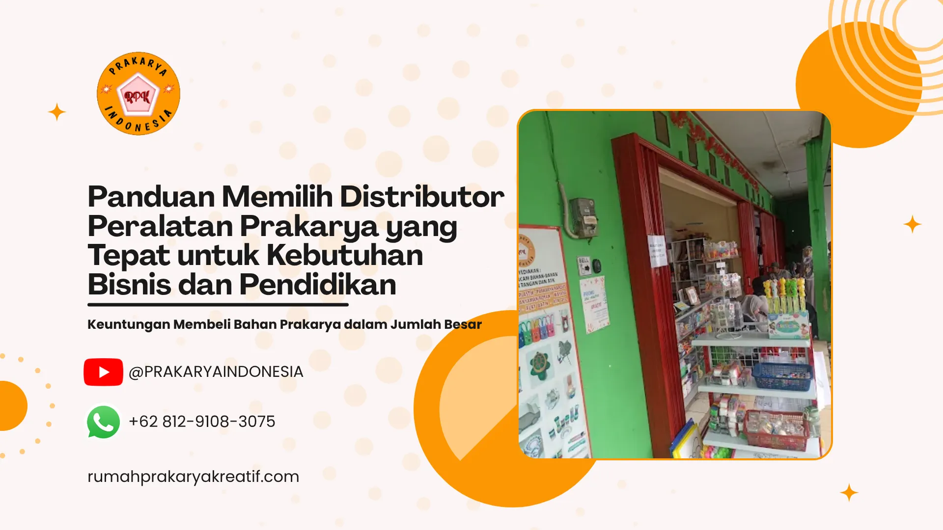 Panduan Memilih Distributor Peralatan Prakarya